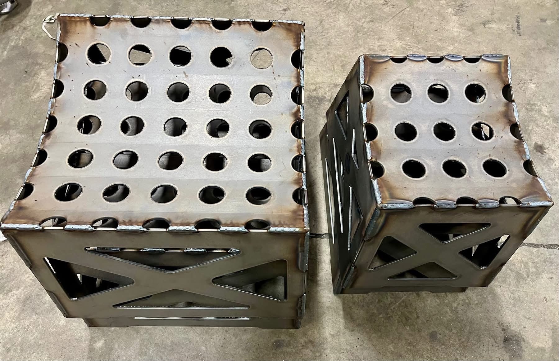 Mag's "SHORTY" and "STANDARD Height" Wheel Stands (14" or 9" Wide x 8" or 12" Tall)