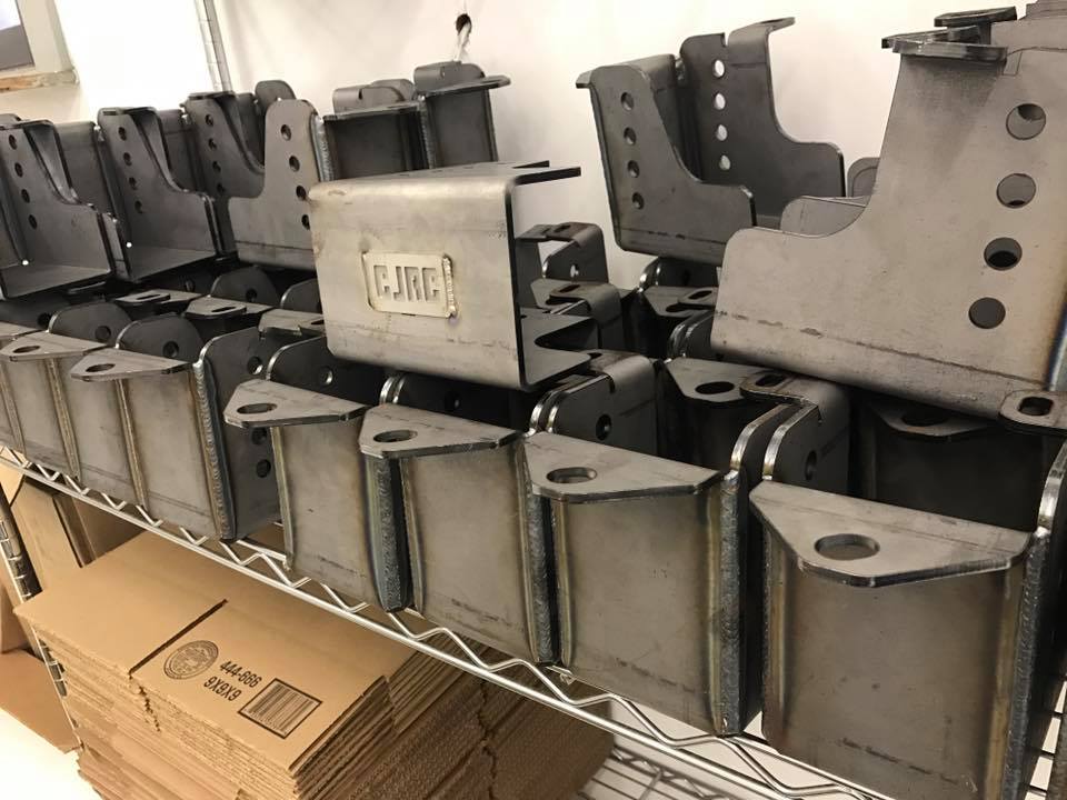 ADJUSTABLE BOLT IN FRONT SPRING BUCKETS FOR 2nd Gen Camaro 70-81 BY CJ RACE CARS