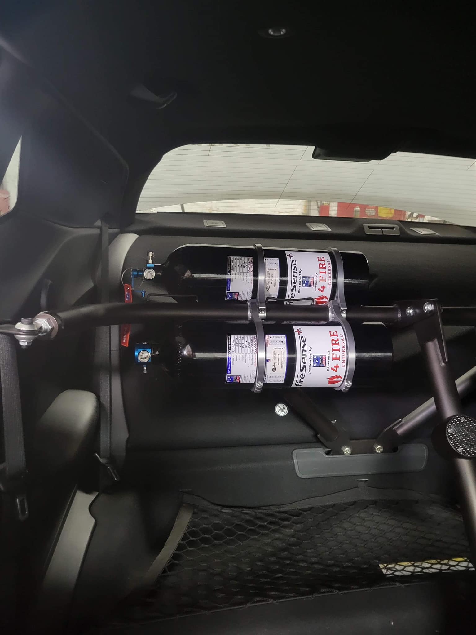 SPLIT 10lb FireAde 2000 System with Auto/Manual AutoSense Thermal Technology 17.1 SFI cert with Standard or Billet Brackets (BLACK BOTTLE OPTION AVAILABLE)