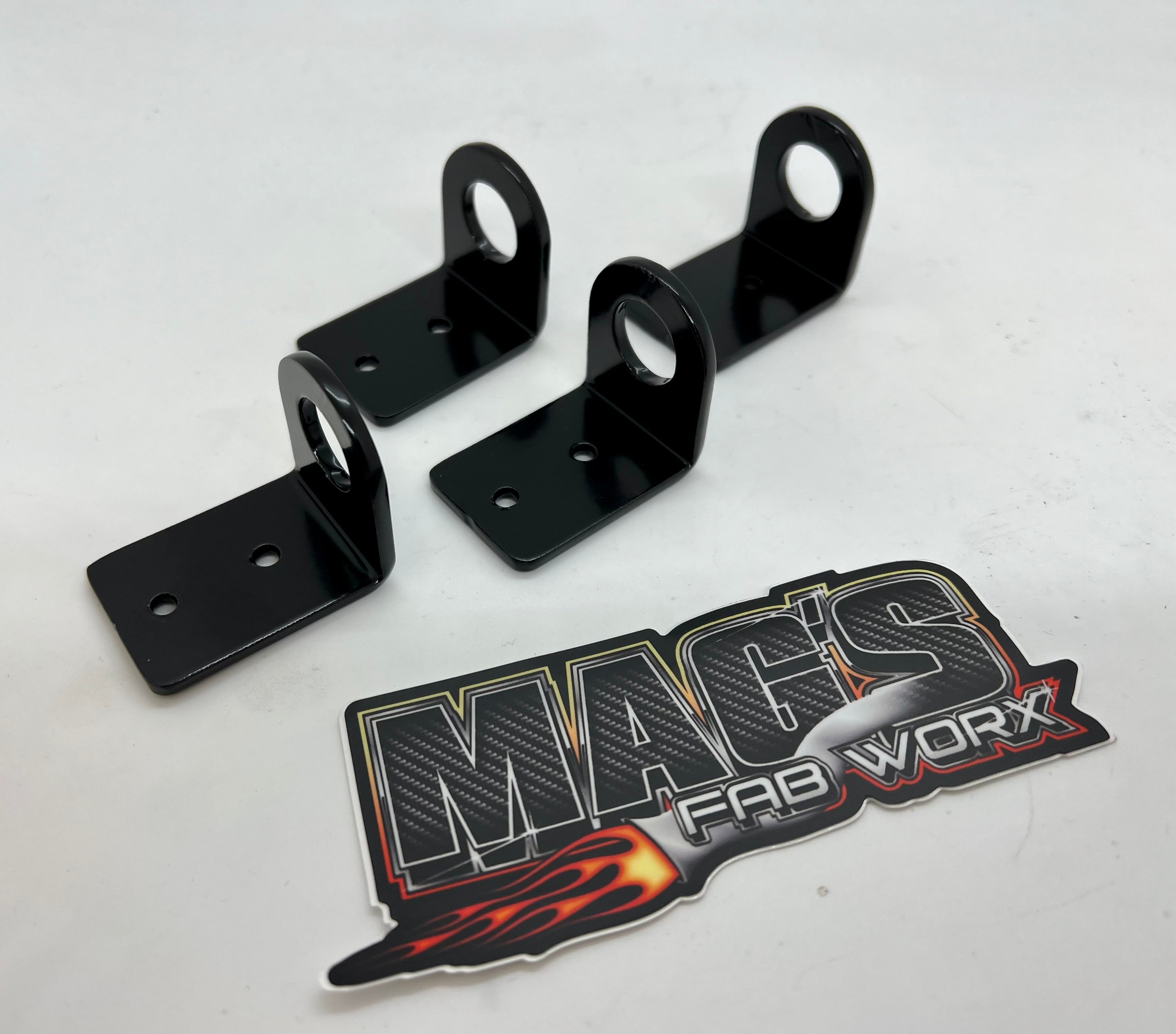 CNC Powder Coated FireAde Nozzle Brackets with 9/16" Hole.. Pack of 4