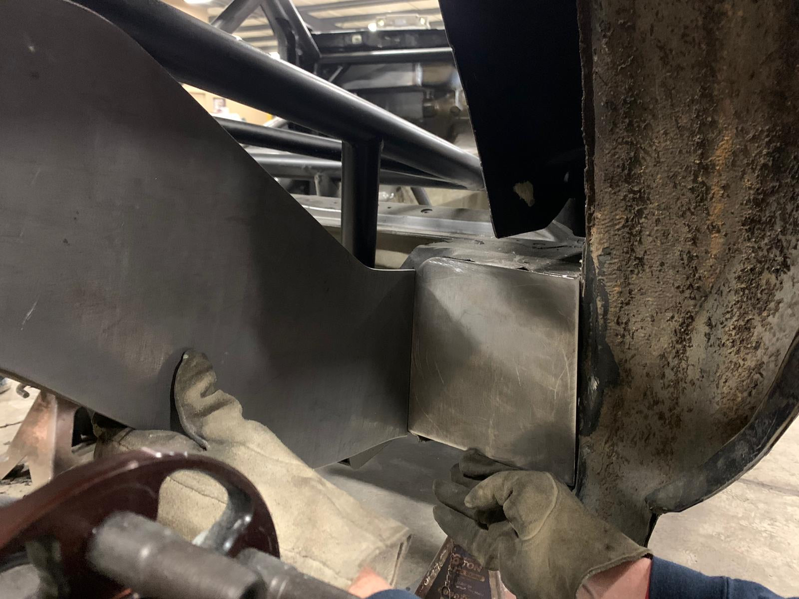 S197 MUSTANG MINI-TUB FRAME NOTCH PLATE KIT