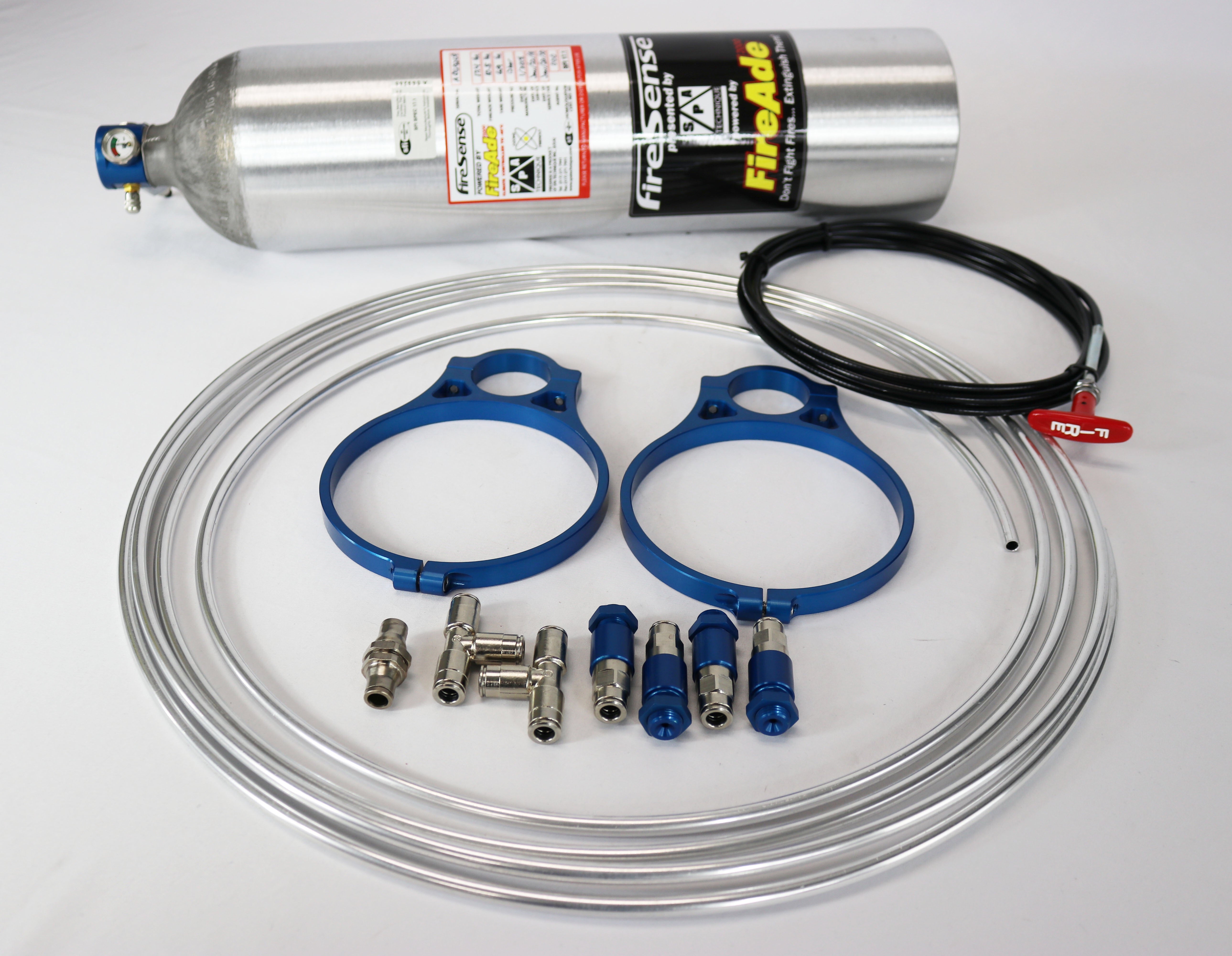 10lb. FireAde2000® FireSense (Manual System) SFI 17.1 Certified with Billet Brackets