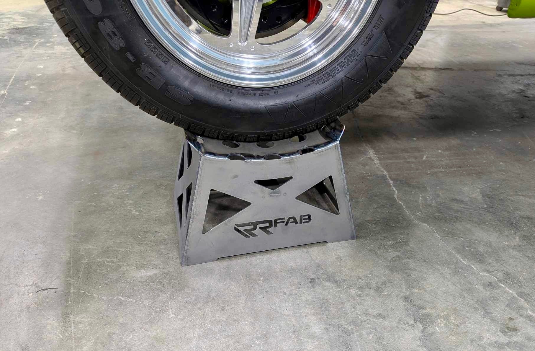 Mag's "SHORTY" and "STANDARD Height" Wheel Stands (14" or  9" Wide x 8" or 12" Tall)