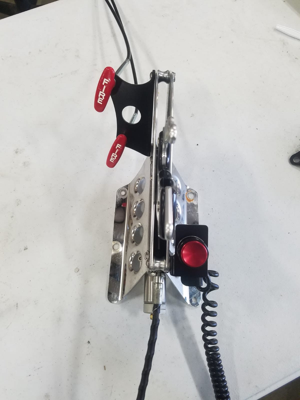 Rear Mount Trans Brake Button Bracket for PPP Precision Shifter