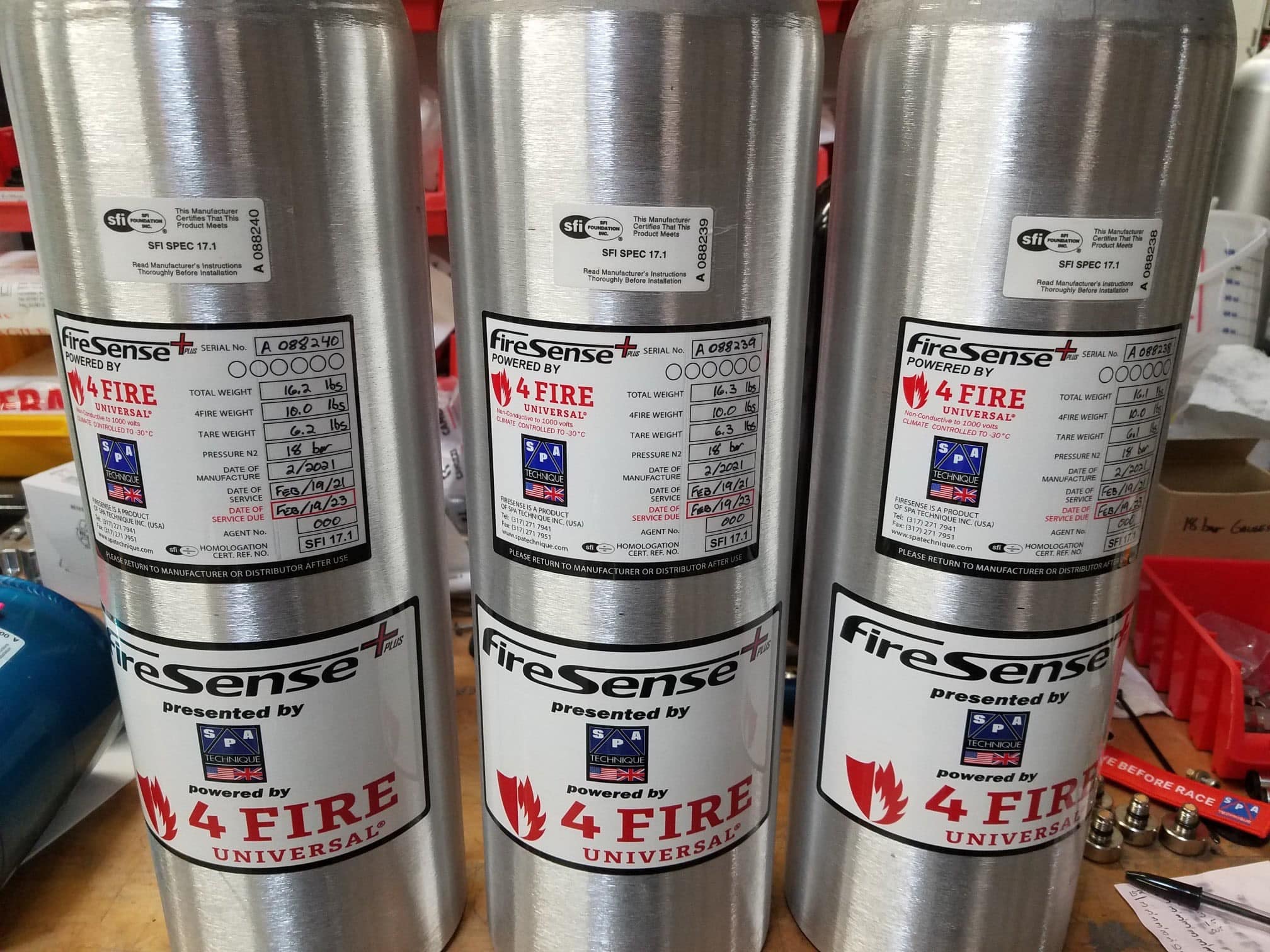 5lb SXS FireAde 2000 Mechanical Fire System Billet Head Version