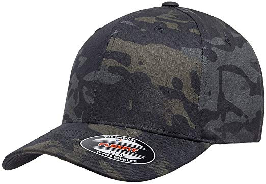 Original FlexFIt Black Camo MultiCam Black