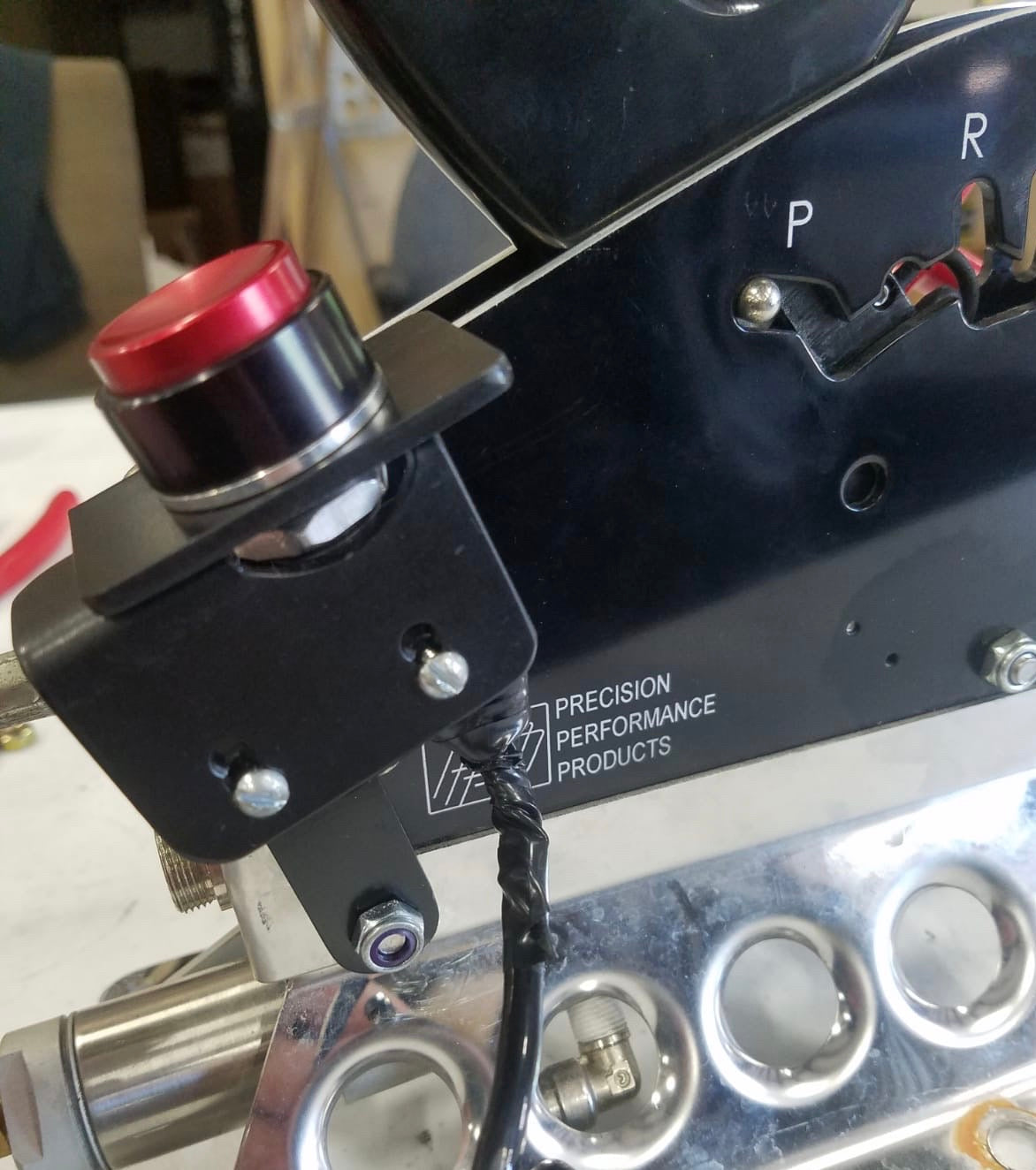 Rear Mount Trans Brake Button Bracket for PPP Precision Shifter