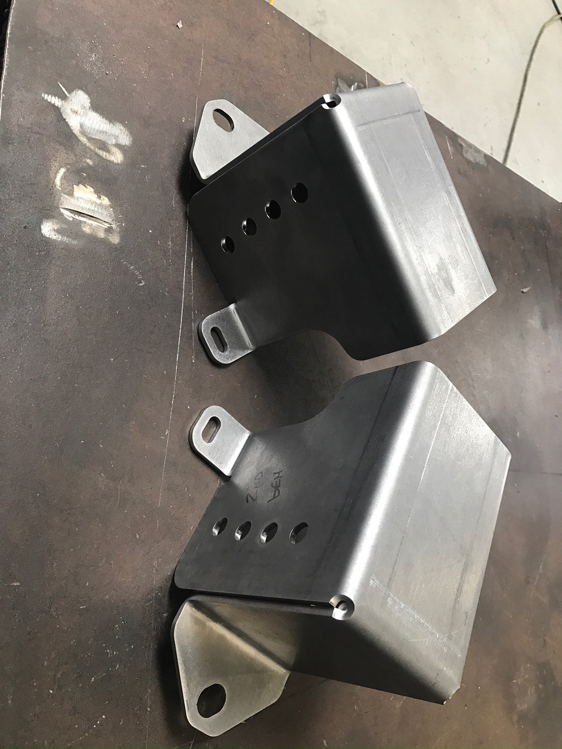 ADJUSTABLE BOLT IN FRONT SPRING BUCKETS FOR 2nd Gen Camaro 70-81 BY CJ RACE CARS