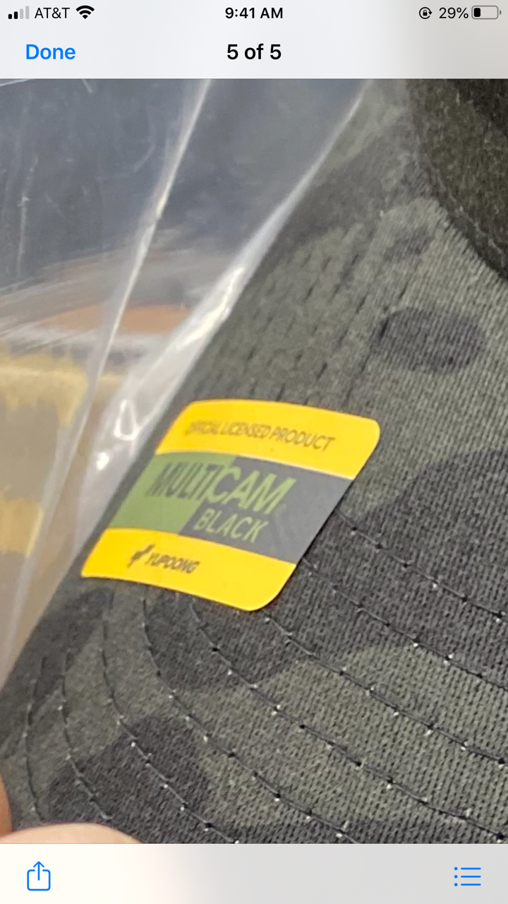 Original FlexFIt Black Camo MultiCam Black